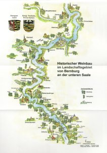 Historischer Weinbau im Landschaftsgebiet von Bernburg an der unteren Saale